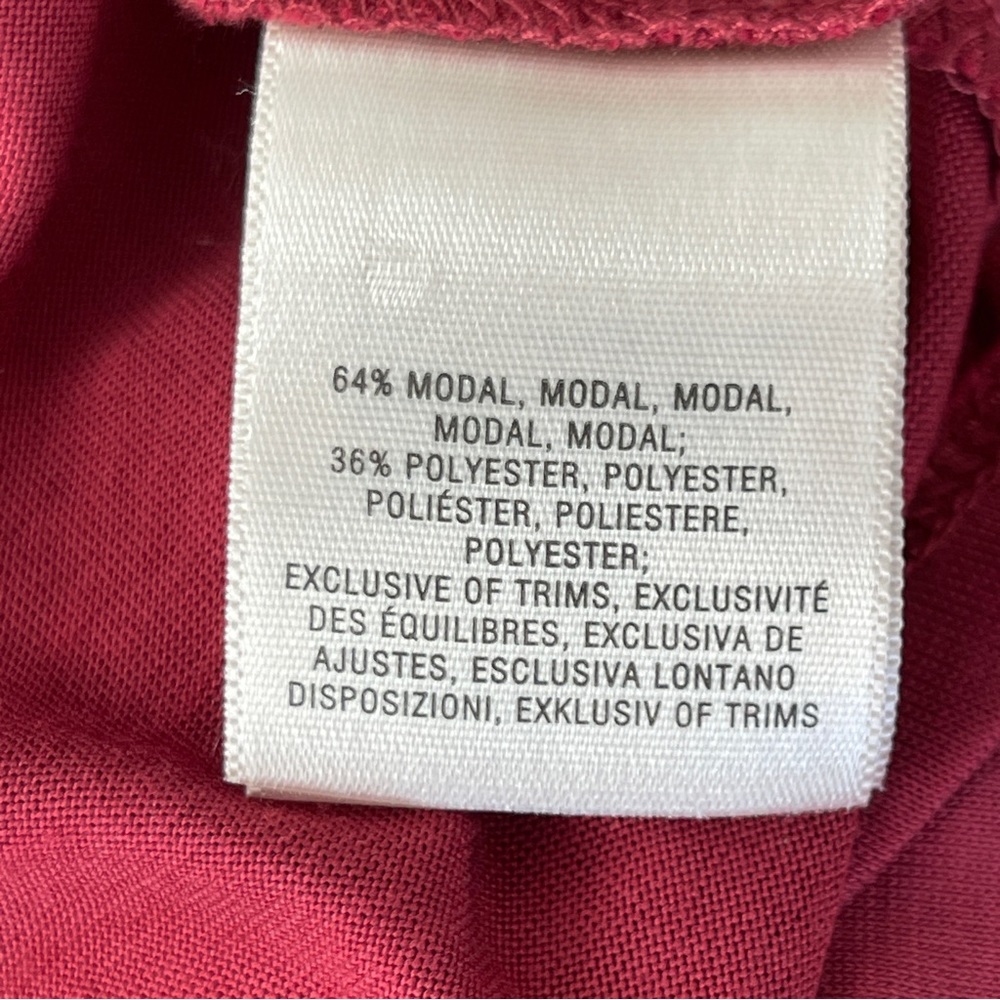 Moulinette Soeurs Berry Red Sleeveless TERRA Draped Maxi Dress Size S - Picture 8 of 9